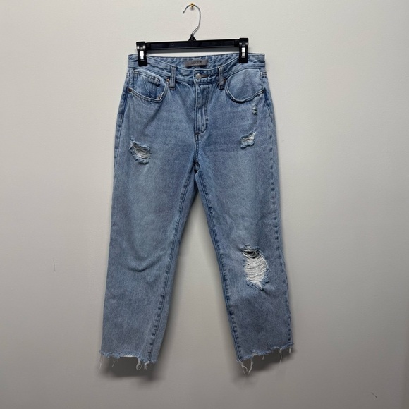 Joe's Jeans Denim - Joe’s Jeans Distressed Light Blue Women's Size 30 Raw Hem